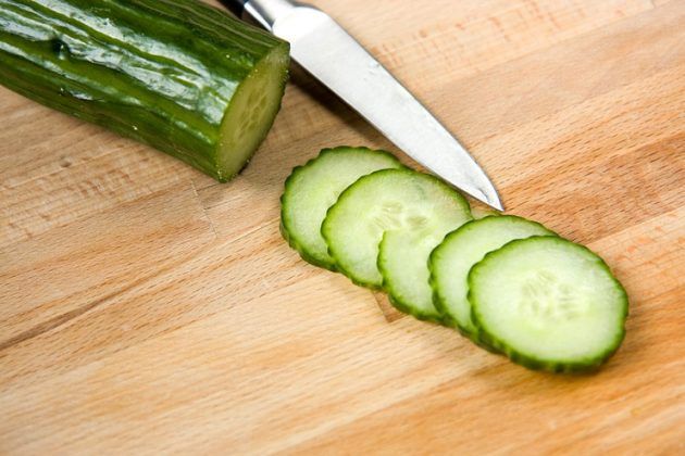 Cucumber Slices For Pink Eye